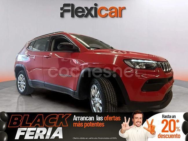 Rojo Usado 2022 Jeep Compass Longitude SUV | 18.490 € (Precio justo) - Imagen 1/4