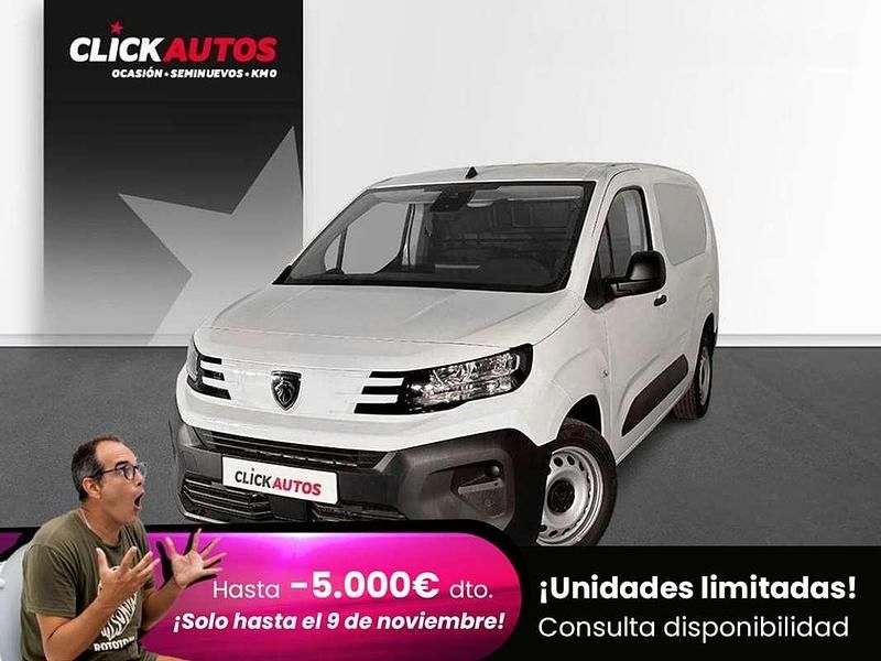 Blanco Usado 2024 Peugeot Partner Van | 19.950 € (Precio justo) - Imagen 1/4