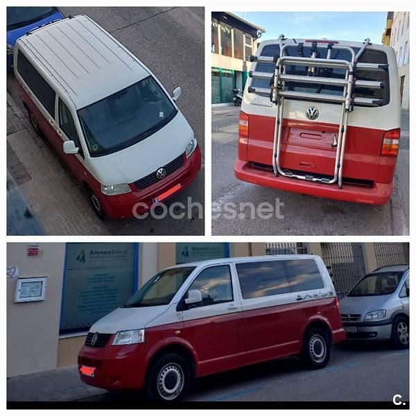 Rojo Usado 2007 VW Caravelle Trendline Monovolumen | 16.999 € - Imagen 1/4