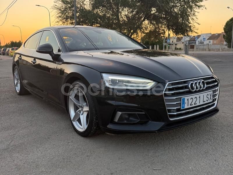 Negro Usado 2018 Audi A5 Sportback Utilitario | 22.200 € (Precio justo) - Imagen 1/4
