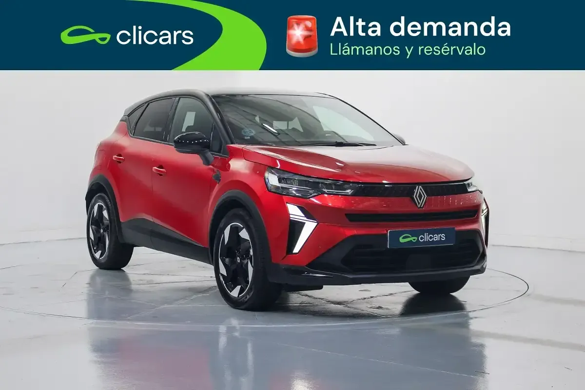 Usado Renault Captur Techno 90 CV (66 kW) 2025 Rojo SUV