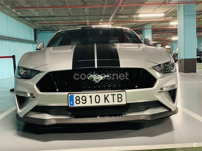 Usado Ford Mustang GT 450 CV (330 kW) 2019 Gris / plata Coupe