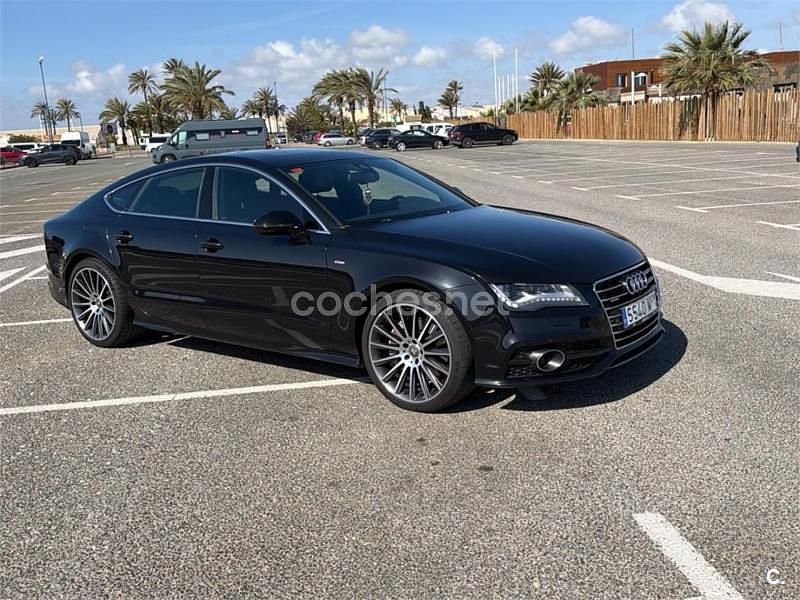Usado Audi A7 Sportback 313 CV (230 kW) 2014 Negro Utilitario