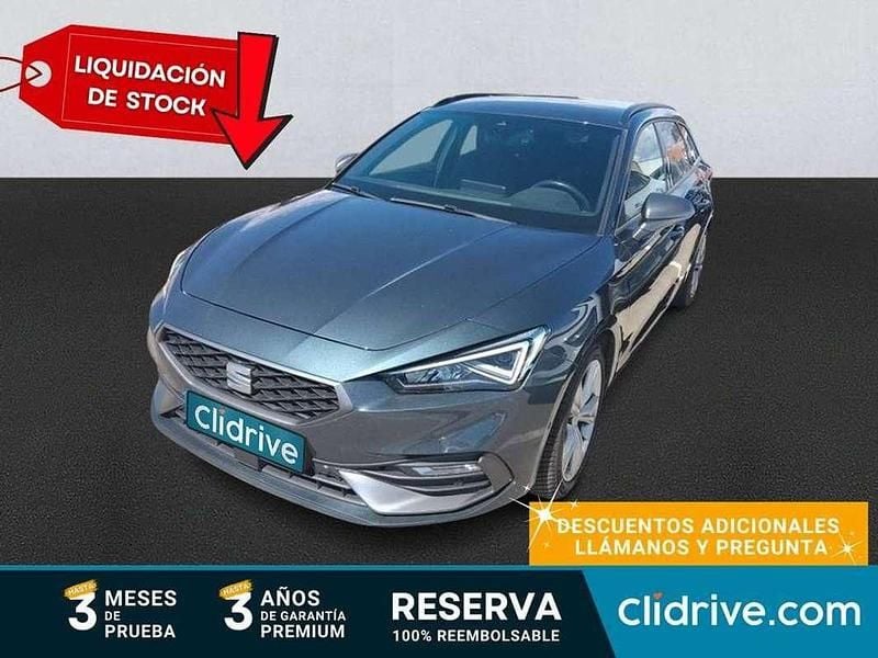 Usado Seat Leon FR 150 CV (110 kW) 2021 Gris Utilitario