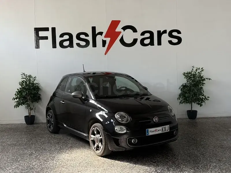 Usado Fiat 500 Collezione 69 CV (50 kW) 2019 Negro Berlina