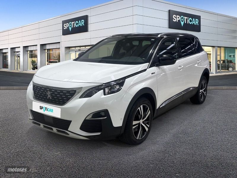 Blanco Usado 2018 Peugeot 5008 GT-line Monovolumen | 17.900 € (Un poco caro) - Imagen 1/4
