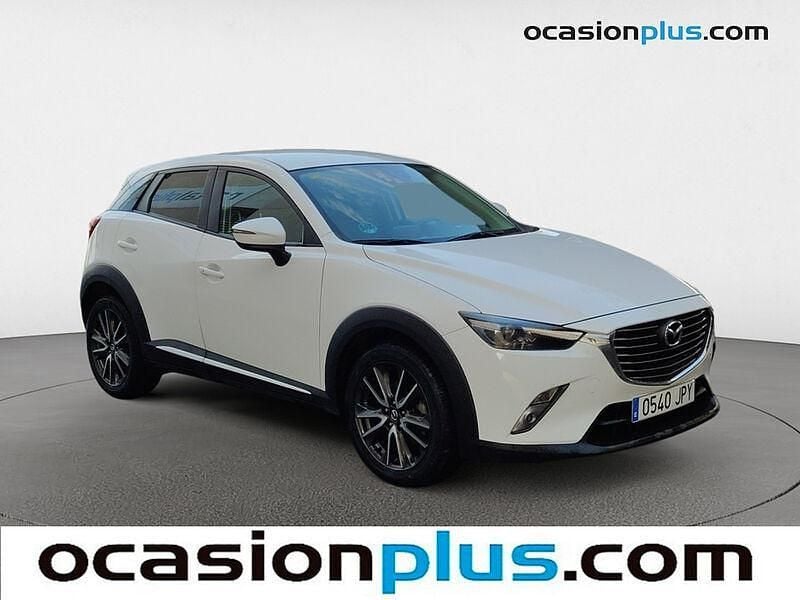 Käytetty Mazda CX-3 Luxury 105 HP (77 kW) 2016 Valkoinen Katumaasturi