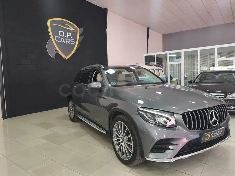 Usado Mercedes GLC220 170 CV (125 kW) 2017 Gris / plata SUV