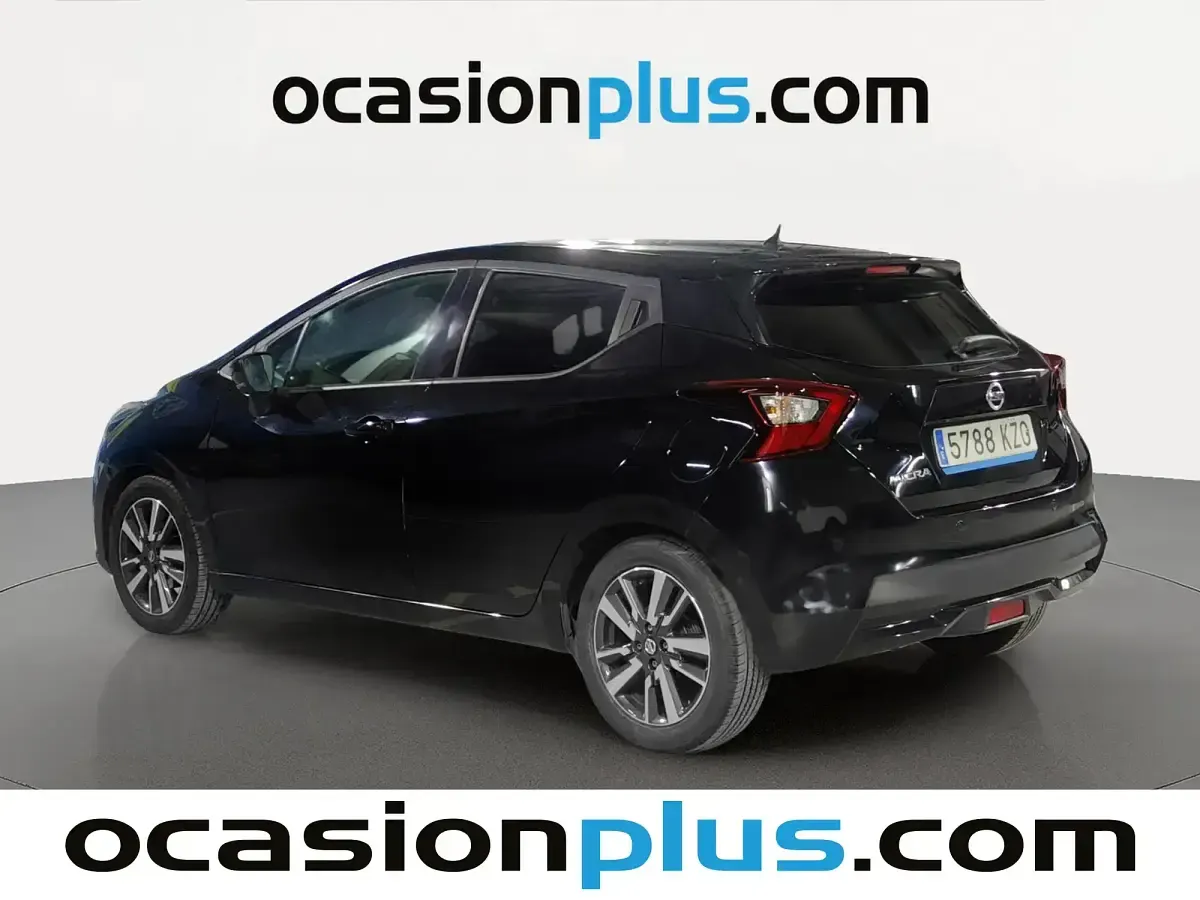 Usado Nissan Micra N-Connecta 90 CV (66 kW) 2018 Negro Utilitario
