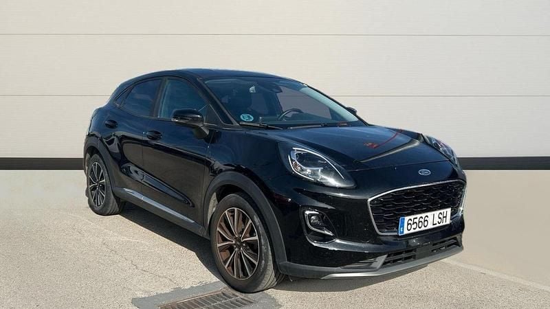 Negro Usado 2021 Ford Puma Titanium SUV | 17.900 € (Precio justo) - Imagen 1/4