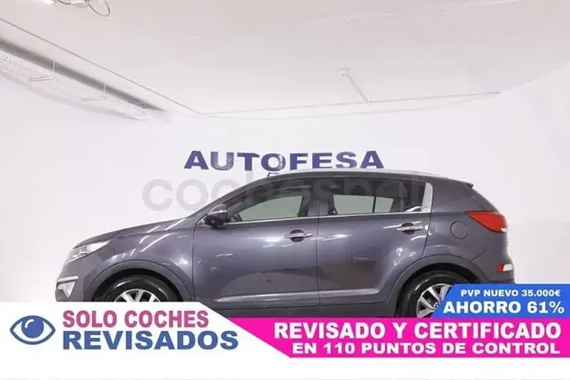 Usado Kia Sportage 136 CV (100 kW) 2015 Gris / plata SUV
