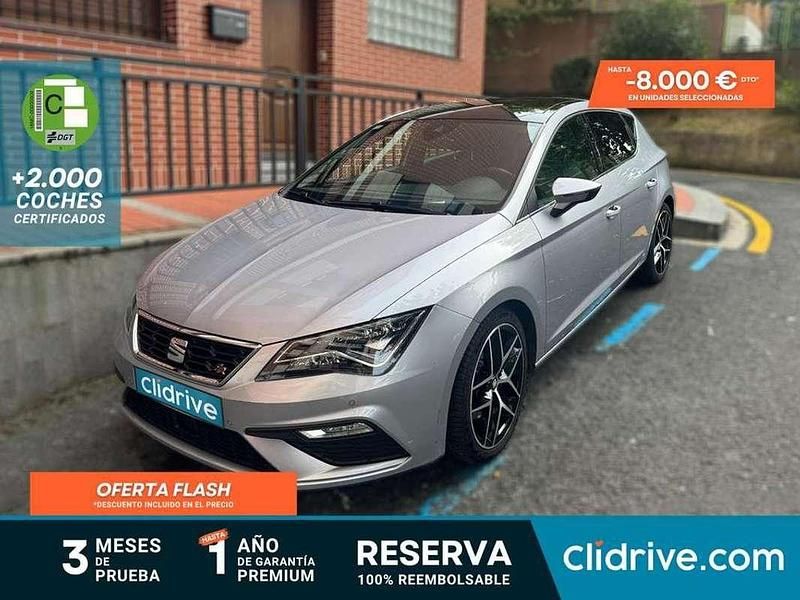 Usado Seat Leon FR 150 CV (110 kW) 2020 Gris Utilitario