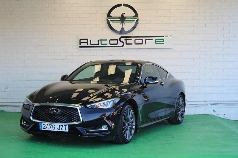Negro Usado 2017 Infiniti Q60 Sport Tech Coupe | 39.990 € - Imagen 1/4