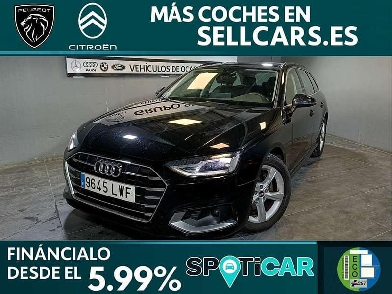 Usado Audi A4 Advanced 163 CV (119 kW) 2022 Negro Familiar