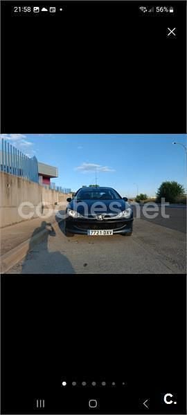 Usado Peugeot 206 70 CV (51 kW) 2006 Gris / plata Berlina