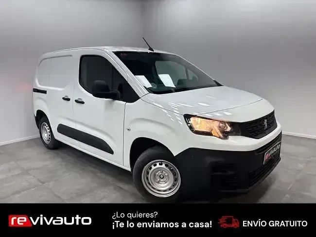 Usado Peugeot Partner 100 CV (73 kW) 2021 Blanco Monovolumen
