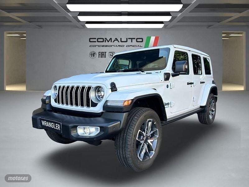 Blanco Nuevo 2025 Jeep Wrangler Sahara SUV | 83.300 € (Caro) - Imagen 1/4