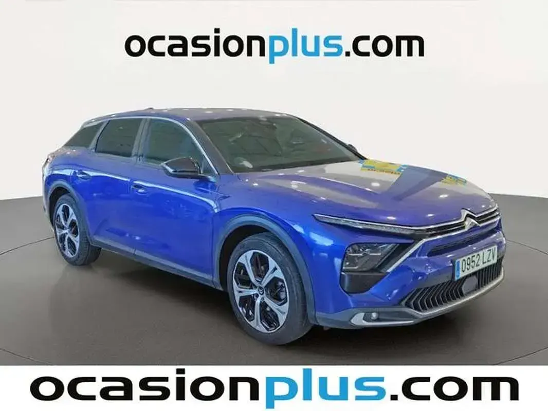 Usado Citroën C5 X Feel 131 CV (96 kW) 2022 Azul Familiar