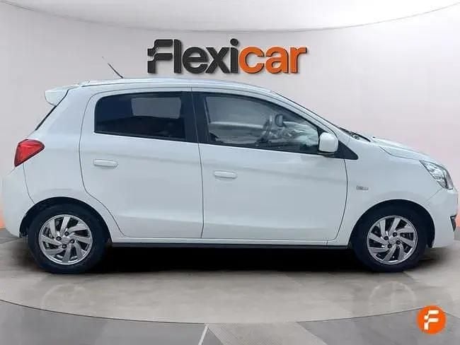 Brugt Mitsubishi Space Star 80 HK (58 kW) 2018 Hvid Sedan