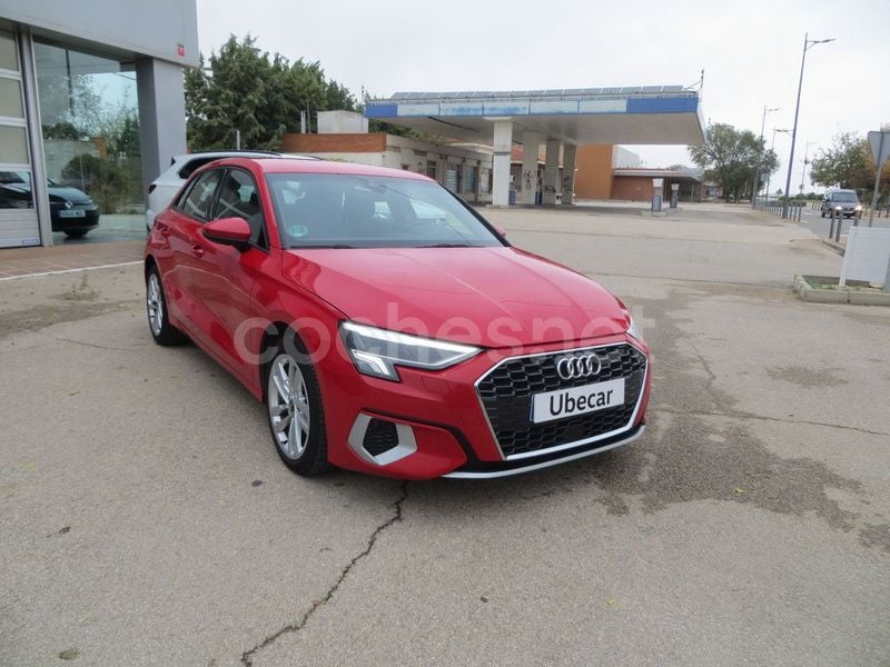 Rojo Usado 2022 Audi A3 Sportback Advanced Plus Berlina | 22.000 € (Buen precio) - Imagen 1/4