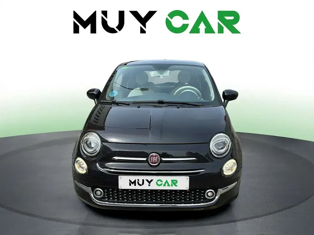 Usado Fiat 500 Lounge 69 CV (50 kW) 2017 Negro Utilitario