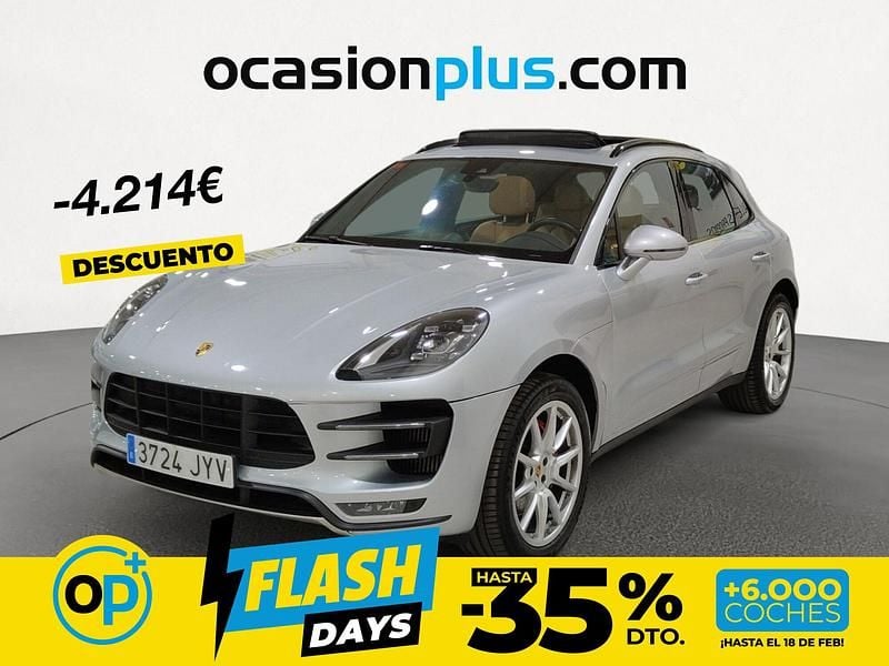 Usado Porsche Macan Turbo 400 CV (294 kW) 2017 Gris plata SUV