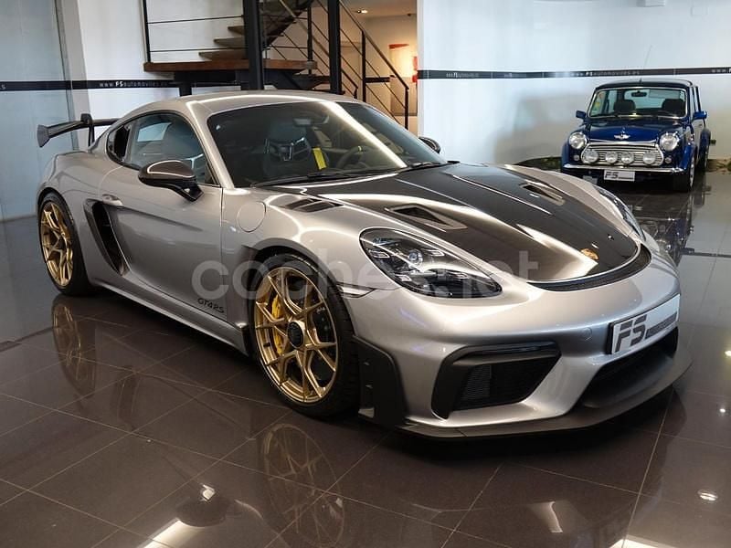 Gris / plata Usado 2024 Porsche 718 Cayman GT4 Coupe | 192.900 € (Precio justo) - Imagen 1/4