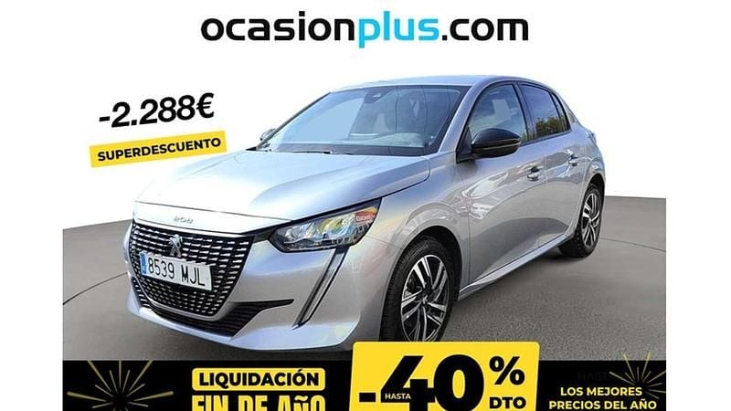 Gris Usado 2023 Peugeot 208 Allure Utilitario | 11.112 € (Precio justo) - Imagen 1/4