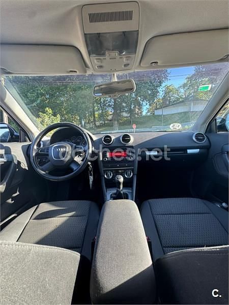 Usado Audi A3 105 CV (77 kW) 2009 Negro Berlina