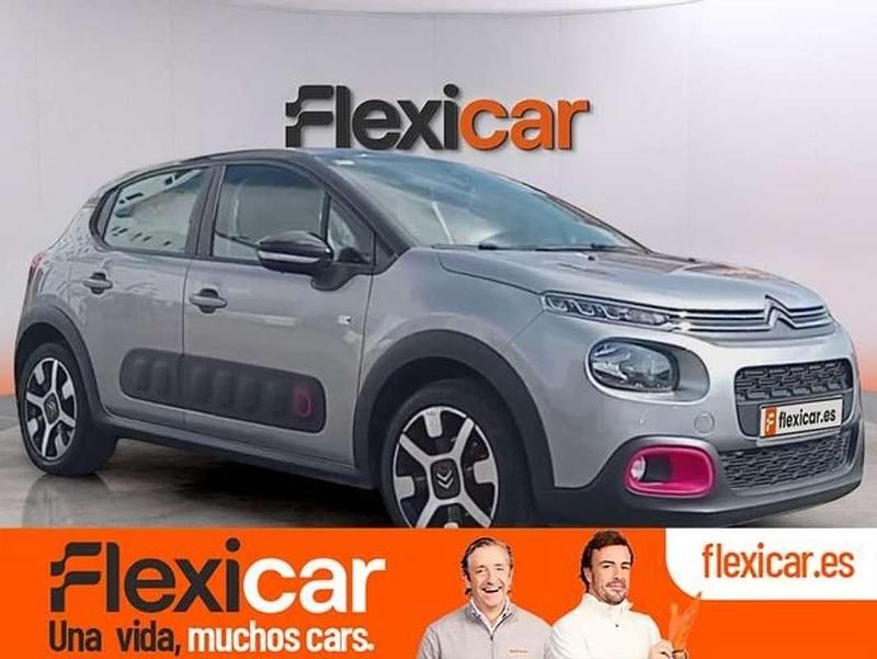 Usado Citroën C3 PureTech 82 CV (60 kW) 2019 Gris Utilitario