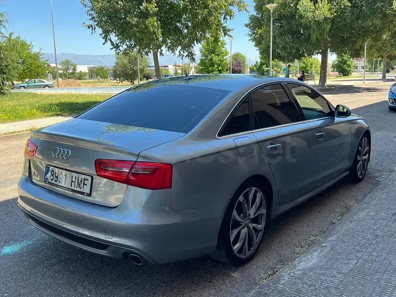 Usado Audi A6 S-Line 245 CV (180 kW) 2014 Gris / plata Berlina