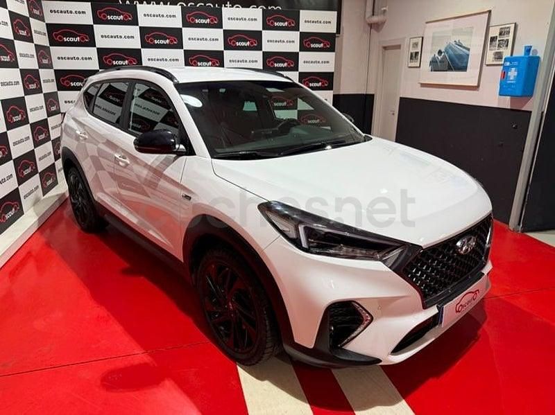 Usado Hyundai Tucson N Line 136 CV (100 kW) 2020 Blanco SUV