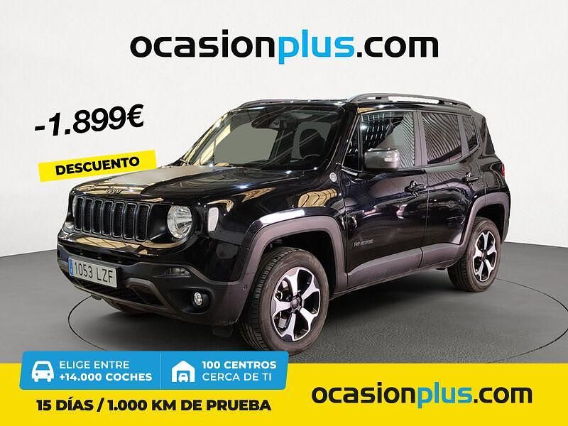 Negro Usado 2022 Jeep Renegade Trailhawk SUV | 19.390 € (Precio justo) - Imagen 1/4