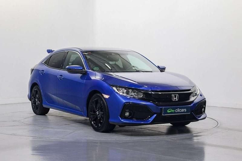 Usado Honda Civic Elegance 120 CV (88 kW) 2019 Azul Berlina