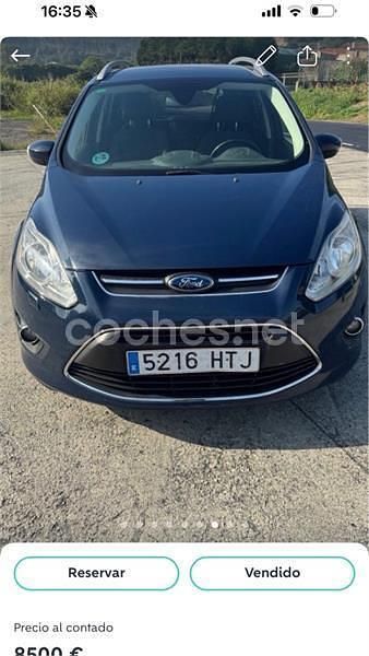 Azul Usado 2013 Ford Grand C-Max Monovolumen | 8500 € (Un poco caro) - Imagen 1/4
