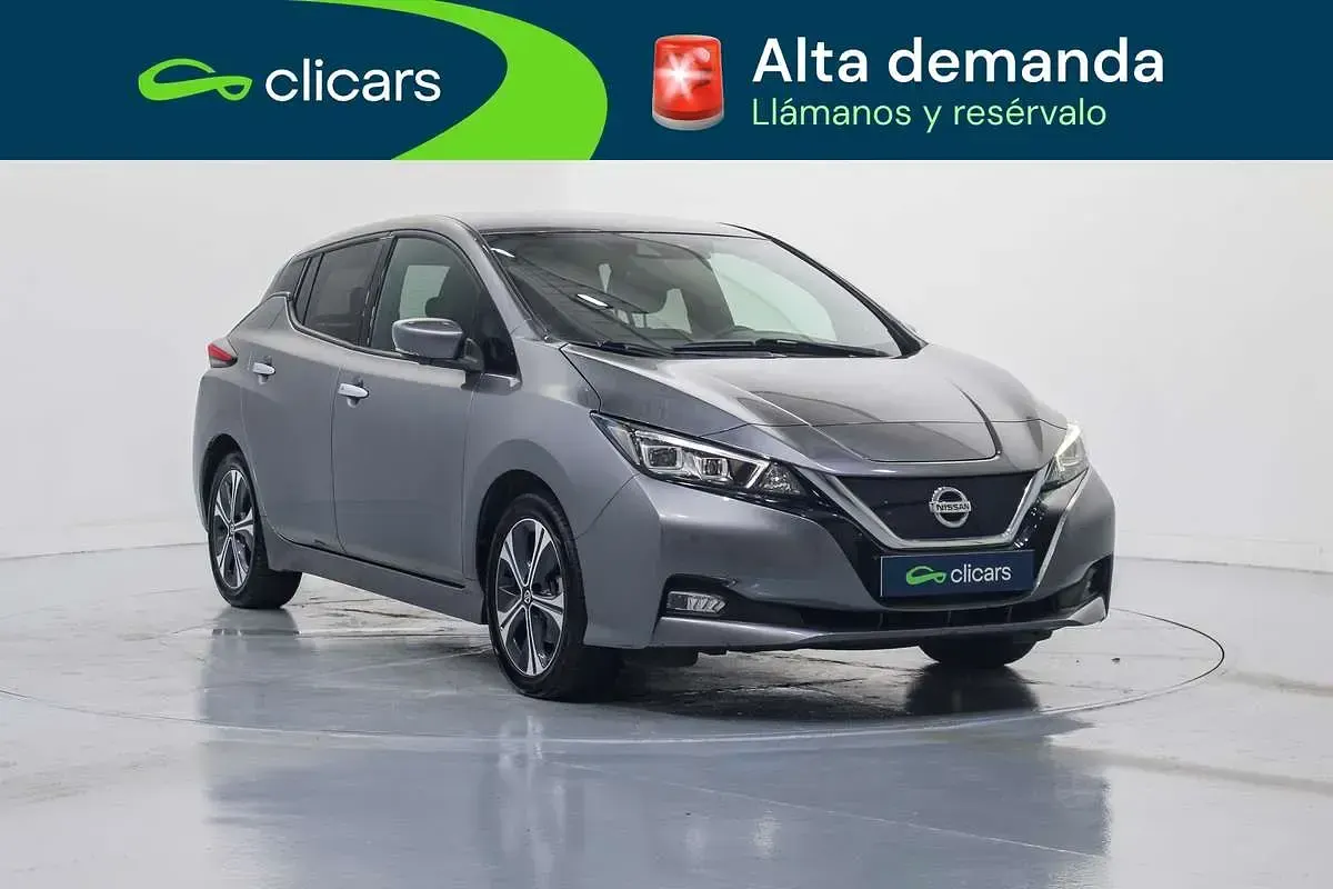Usado Nissan Leaf N-Connecta 110 kW (150 CV) 2021 Gris Utilitario