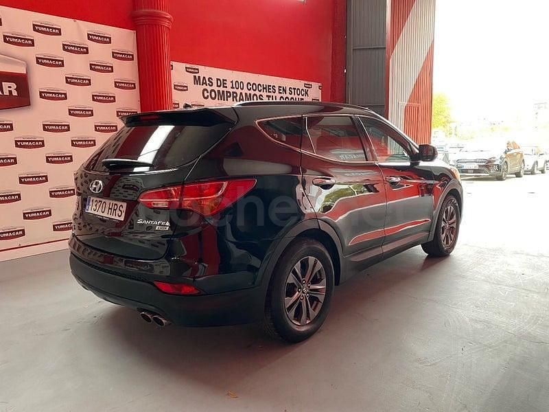 Usado Hyundai Santa Fe 150 CV (110 kW) 2013 Negro SUV