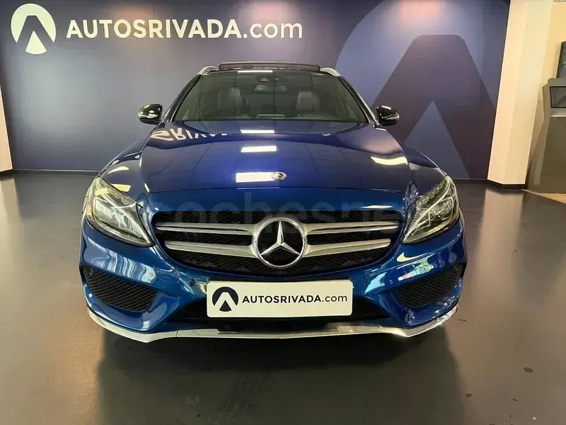 Usado Mercedes C220 170 CV (125 kW) 2018 Azul Familiar