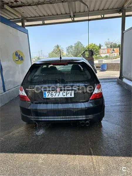 Usado Honda Civic Sport 110 CV (80 kW) 2003 Negro Berlina