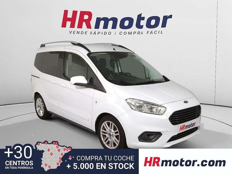 Blanco Usado 2019 Ford Tourneo Courier Titanium Monovolumen | 11.290 € (Precio justo) - Imagen 1/4