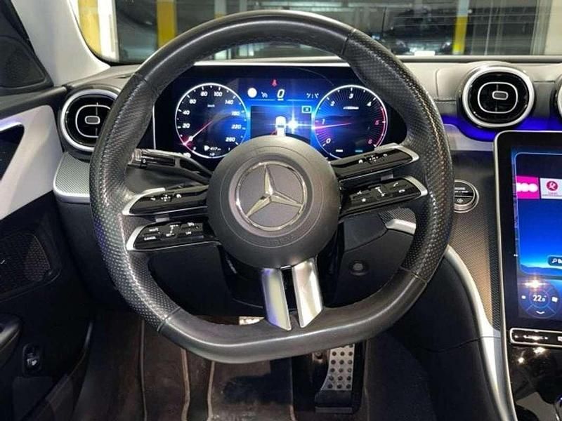 Usado Mercedes C200 AMG line 165 CV (121 kW) 2023 Azul Berlina
