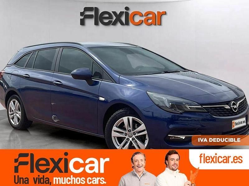 Azul Usado 2021 Opel Astra Business Familiar | 12.490 € (Precio justo) - Imagen 1/4