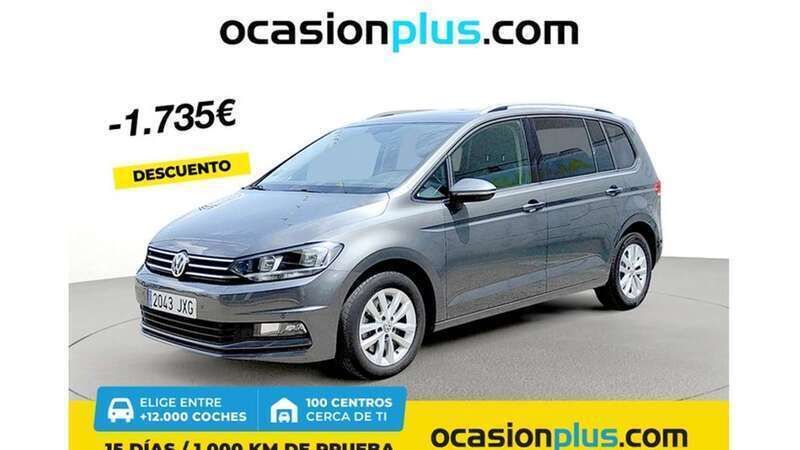 Gris Usado 2017 VW Touran Advance Monovolumen | 19.090 € (Precio justo) - Imagen 1/1