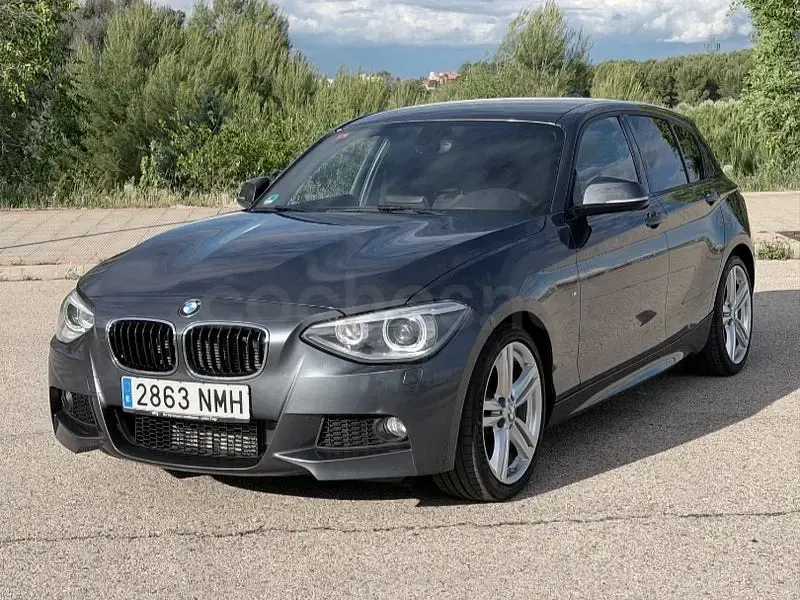 Usado BMW 116 M Sport 136 HP (100 kW) 2014 Cinzento Citadino