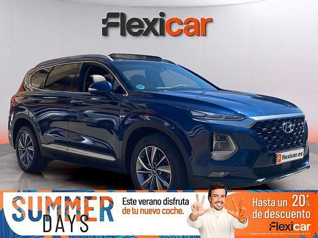 Azul Usado 2019 Hyundai Santa Fe SUV | 27.990 € (Un poco caro) - Imagen 1/4