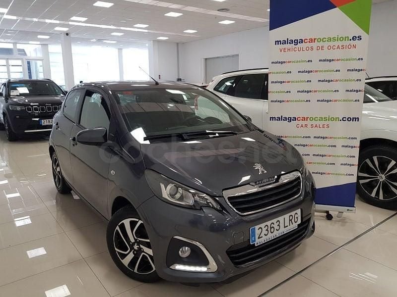 Usado Peugeot 108 Allure 72 CV (52 kW) 2021 Gris / plata Berlina