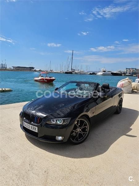 Negro Usado 2009 BMW 325 Cabriolet Descapotable | 18.000 € (Un poco caro) - Imagen 1/4