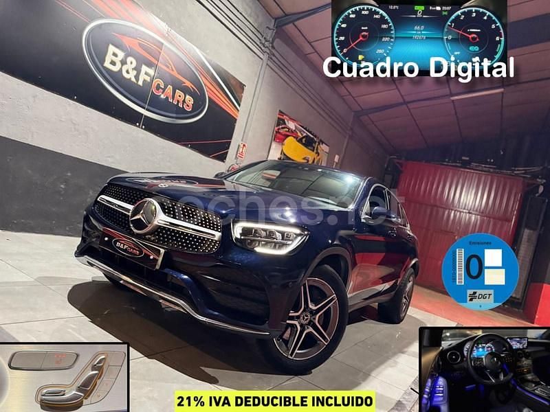 Azul Usado 2022 Mercedes GLC300e Coupe | 36.490 € (Precio justo) - Imagen 1/4