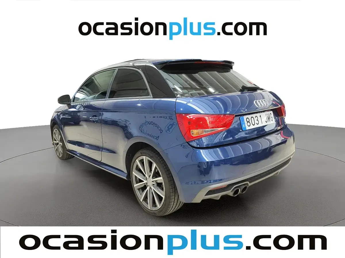 Usado Audi A1 S-Line 125 CV (91 kW) 2016 Azul Utilitario