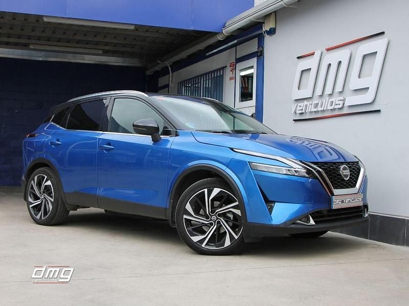 Azul Usado 2021 Nissan Qashqai SUV | 27.900 € (Caro) - Imagen 1/4